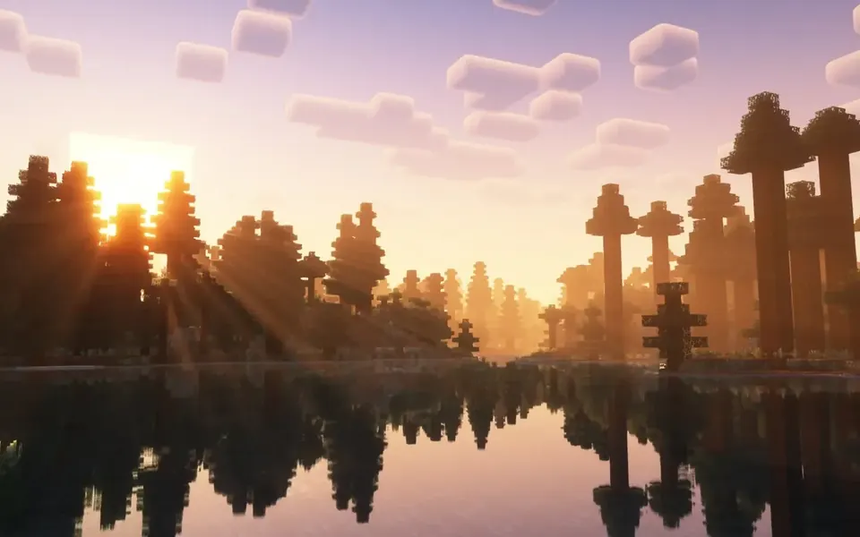 Complementary Reimagined shaders village scene